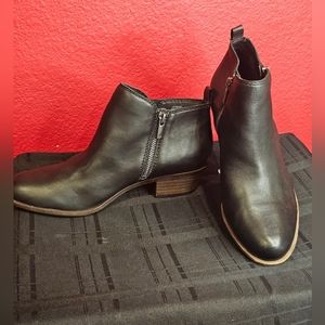 Lucky Brand Black Ankle Boots